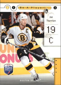 2005-06 Be A Player Boston Bruins Hockey Card #7 Joe Thornton
