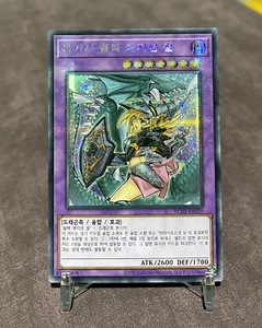 Dark Magician Girl the Dragon Knight Secret Rare Korean Yugioh TCG NM - Picture 1 of 4