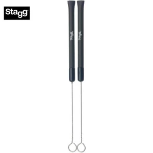 Stagg SBRU20-RM Telescopic Wire Brushes With Rubber Handle - Picture 1 of 1