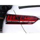 For Toyota Camry 2018-2022 Red LED Tail Lights Assembly Sequential Turn Signal