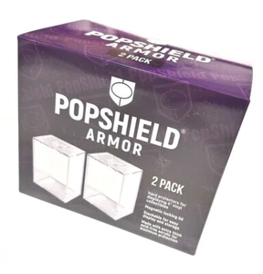 2er-Pack - Pop Shield Rüstung harter Stapel für 4 Zoll Funko Pops klar mit MAGNETDECKEL - Bild 1 von 5