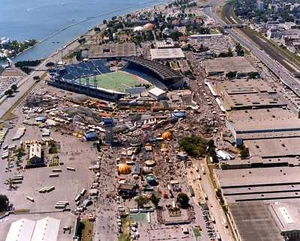 Toronto Exhibition Stadium duing the CNE, 8x10 Color Photo - Picture 1 of 1