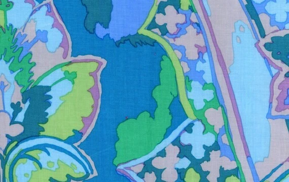 Kaffe Fassett AZUL GÓTICO 1/2 yarda edición original 2 yardas disponibles Foto 1 de 1