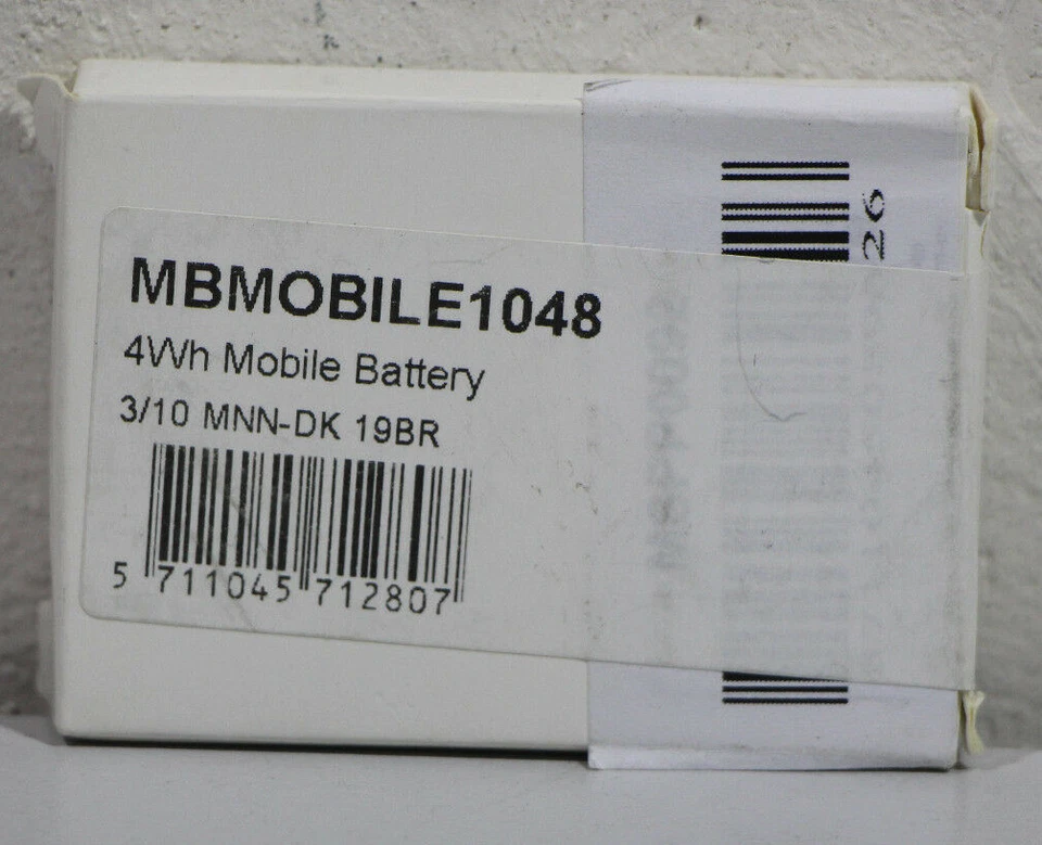 MicroBattery Lithium-Ion 1100mAh 3,7 V Li-Ion MBMobile 1048 nuevo en EMBALAJE ORIGINAL (X143) Foto 1 de 1