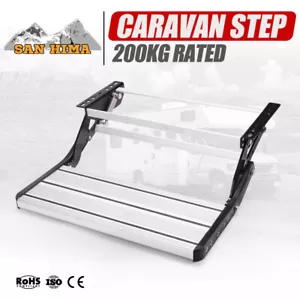 SAN HIMA 200KG Pull Out Caravan Step Single Stage Folding Aluminium RV PARTS - Picture 1 of 10