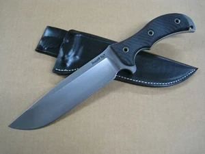 Funda de cuero moldeada personalizada Azula para cuchillo MEGA RATWEILER Swamp Rat - negro - Imagen 1 de 3