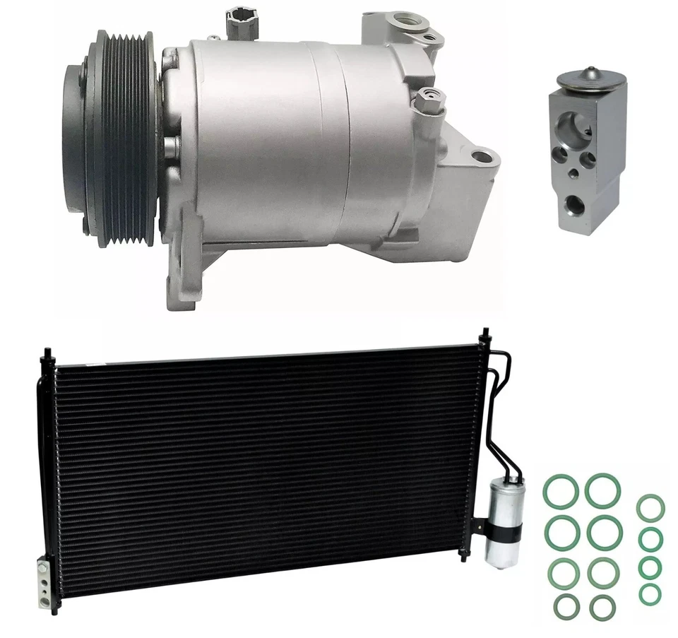 Kit de compresor de aire acondicionado RYC Reman con condensador E060A para Nissan Quest 3,5 L 2006 Foto 1 de 4