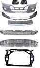 replacement for 2016-18 Q3 Front Bumper cover RSQ5 grille lower spoiler 8PC set