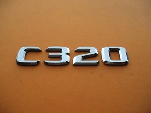 98 99 00 01 02 03 04 05 06 07 MERCEDES C230 C320 REAR EMBLEM LOGO BADGE A33659 - Picture 1 of 2