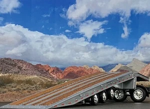 1/64 DCP SILVER Talbert® 5553TA Traveling-Axle Trailer - Picture 1 of 5