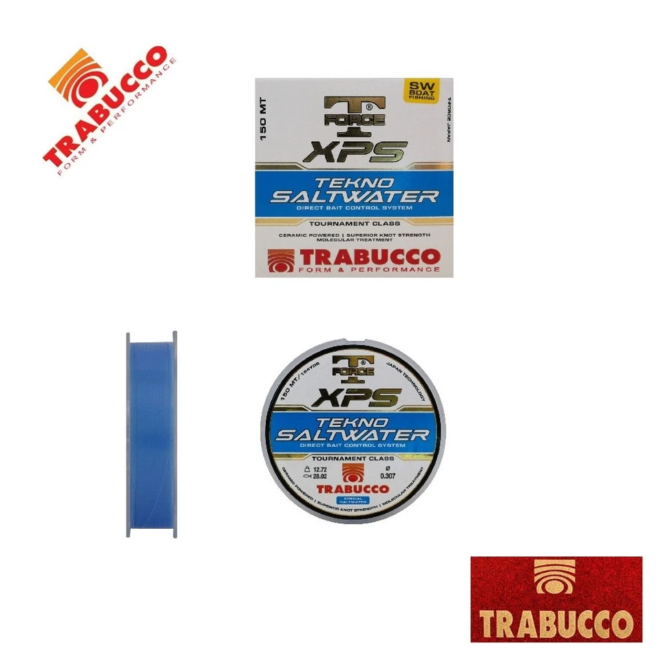 TRABUCCO FILO XPS TEKNO SALTWATER MULINELLO FIUME LAGO E MARE BOBINA METRI 150 - Immagine 1 di 1