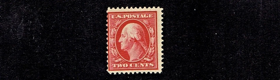 1910-11 U.S. Reg Issue 2c Carm Washington S.L. Wkm p.12 Sc#375 M/H/OG*  ^ - Image 1 of 1