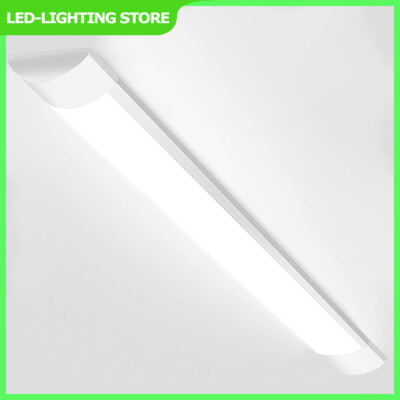 4FT LED Strip Light Batten Tube - 40W 4000K Natural White - For Office, Shop, Garage