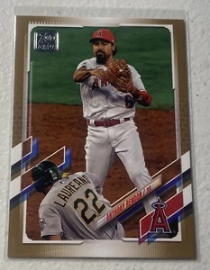2021 Topps Series 2 ANTHONY RENDON Gold Parallel #’d 1363/2021 Angels #550 - Picture 1 of 3