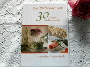 Perlenhochzeit In Karten Und Schreibwaren Fur Besondere Anlasse Gunstig Kaufen Ebay