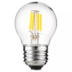 Sunlite LED Vintage G16 Globe 3W (25W Equivalent)Medium (E26) Base, Warm White - Picture 1 of 1