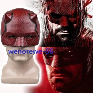 Daredevil Reborn Mask Soft PVC Cosplay Helmet Halloween Costume Prop Red Helmet - Picture 1 of 9