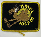 Patch de station de radio vintage KMEL 106 FM matin zoo chameau région de la baie de San Francisco