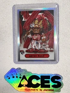 2024 BOWMAN CHROME ELLY DE LA CRUZ GARBAGE PAIL KIDS REFRACTOR ARTSY ELLY BGP-6. - Picture 1 of 3