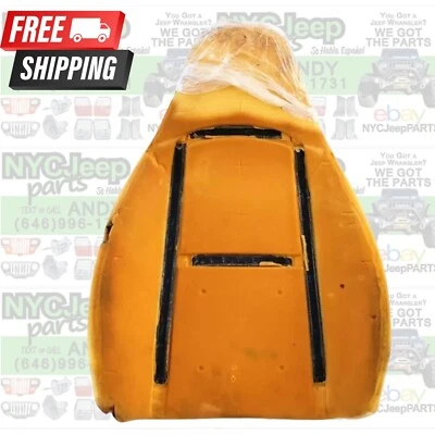 Cojín de espuma superior derecho del asiento delantero del pasajero Jeep Wrangler TJ 1997-2002 Foto 1 de 4