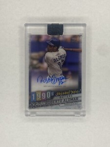 2020 Topps Clearly Authentic Roberto Alomar #DBA-RA Decades Best Auto