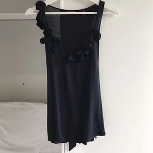 Stylisches ärmelloses Shirt Ted Baker dunkelblau Größe 2 - Bild 1 von 3