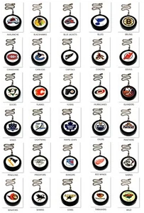 NHL OFFICIALLY LICENSED MINI 2" HOCKEY PUCK LIGHT PULL LAMP PULL YOU PICK TEAM - Picture 1 of 31