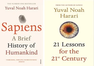 Yuval Noah Harari 2 Books Set: Sapiens & 21 Lessons For The 21st Century - Picture 1 of 4