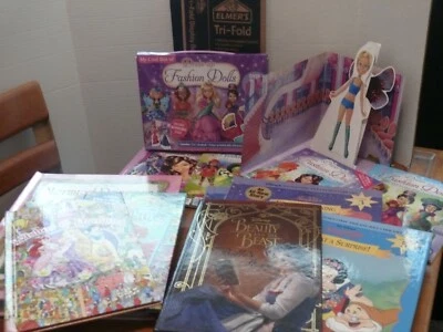 Princess, Mermaids, and Fashion Dolls - Books and Puzzles " Shirley Barber's Mer - Image 1 of 4