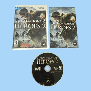 Medal of Honor: Heroes 2 (Nintendo Wii, 2007) CIB Completo - Imagen 1 de 9