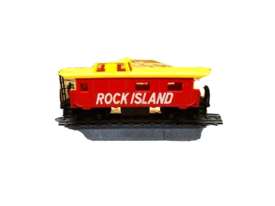 TYCO HO Scale 33' Rock Island Hobby Railroad Caboose  - Image 1 of 4
