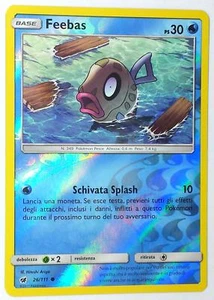 FEEBAS 26/111 Holo Reverse in Deutsch Pokemon Sonne Mond Invasion Scharlachrot - Bild 1 von 1