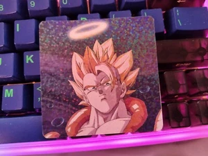 Gogeta Fusion DBZ Dragon Ball Z Retro Nostalgia Sticker Holographic Water Proof - Picture 1 of 3