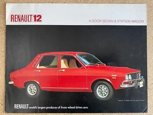 1973 Renault 12 original American sales brochure - Foto 1 di 12
