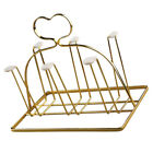  Cup Holder Table Arch Stand Tool Tray Drying Rack Heart-shaped