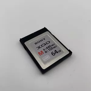Genuine Sony M Series 64GB XQD Memory Card 440MB/s. In LNC - Picture 1 of 4