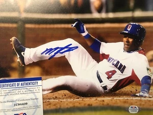 Miguel Tejada Autographed Dominican Republic 8x10 Photo PSA/DNA-COA - Picture 1 of 1