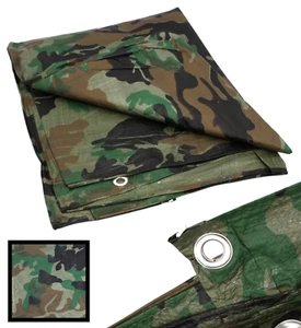 Lona de camuflaje impermeable resistente al desgarro lona de protección al aire libre lona de camuflaje cubierta camping - Imagen 1 de 4