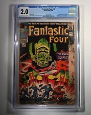 Fantastic Four 49 (1st Galactus, 2nd Silver Surfer) Marvel 1966 CGC 2.0 GD