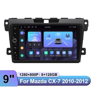 For 2010-2012 Mazda CX-7 CarPlay Radio 9 inch 8+128GB Head Unit Support BOSE AMP - Picture 1 of 15