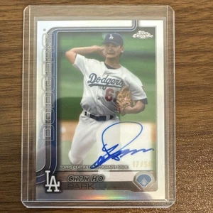 2025 Topps Chrome Legends Refractor Auto #CLA-CP Chan Ho Park 17/50 Dodgers SSP - Picture 1 of 8