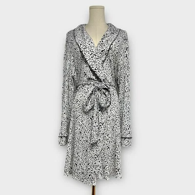 Nicole Miller Animal Print Jersey Knit Robe Size XL NEW - Image 1 of 4