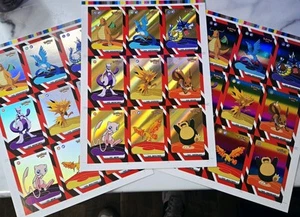 3 Blätter 2025 Pokemon Full House Karten 9/9 (Uncut Sheet) Limited Edition - Bild 1 von 4