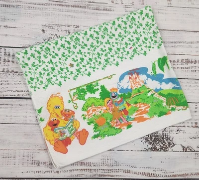 Manta de Colección Riegel Plaza Sésamo Bebé Recibedora Elmo Big Bird Grover Cuento de Hadas Foto 1 de 3