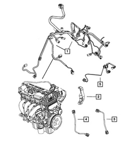 Genuine Mopar Transmission Wiring 68240543AA - Picture 1 of 1