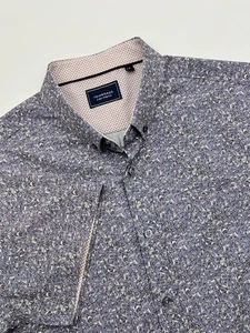 7 DIAMONDS 4 Way Stretch SS Button Up Shirt At First Sight Floral Men''s Medium - Picture 1 of 9