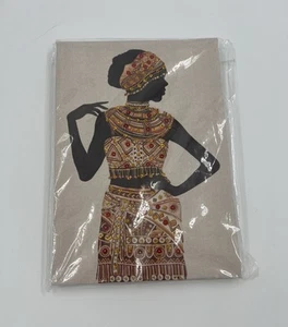 Brand New African American Female Artwork Canvas Print Wall Art 8.75” X 6” - Picture 1 of 4