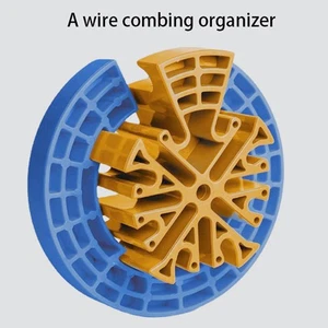 Network Carding Device Cable Comb Fireproof ABS Plastic Cables OrganizKY - Photo 1/15