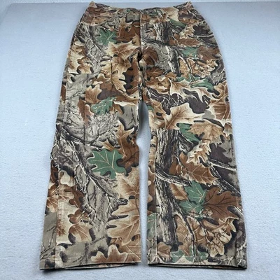 Pantalones de mezclilla vintage Wrangler camuflados para hombre 36x29 Advantage follaje desgaste resistente años 90 Foto 1 de 4