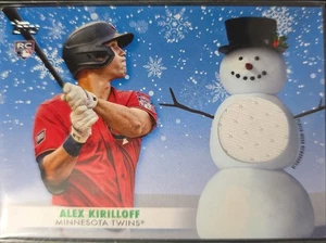 Topps Holiday 2021 - Walmart Mega Box Relics Alex Kirilloff #WRC-AK (MEM, RC) - Imagen 1 de 2